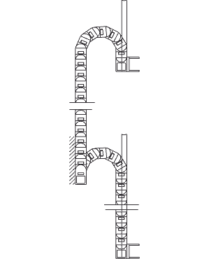 cable carrier standing application