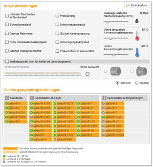 Go to the iglidur® product finder