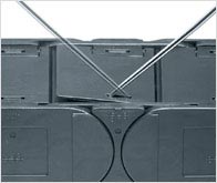 E4/100 cable carrier tube disassembly