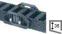 cable carrier without troughs 